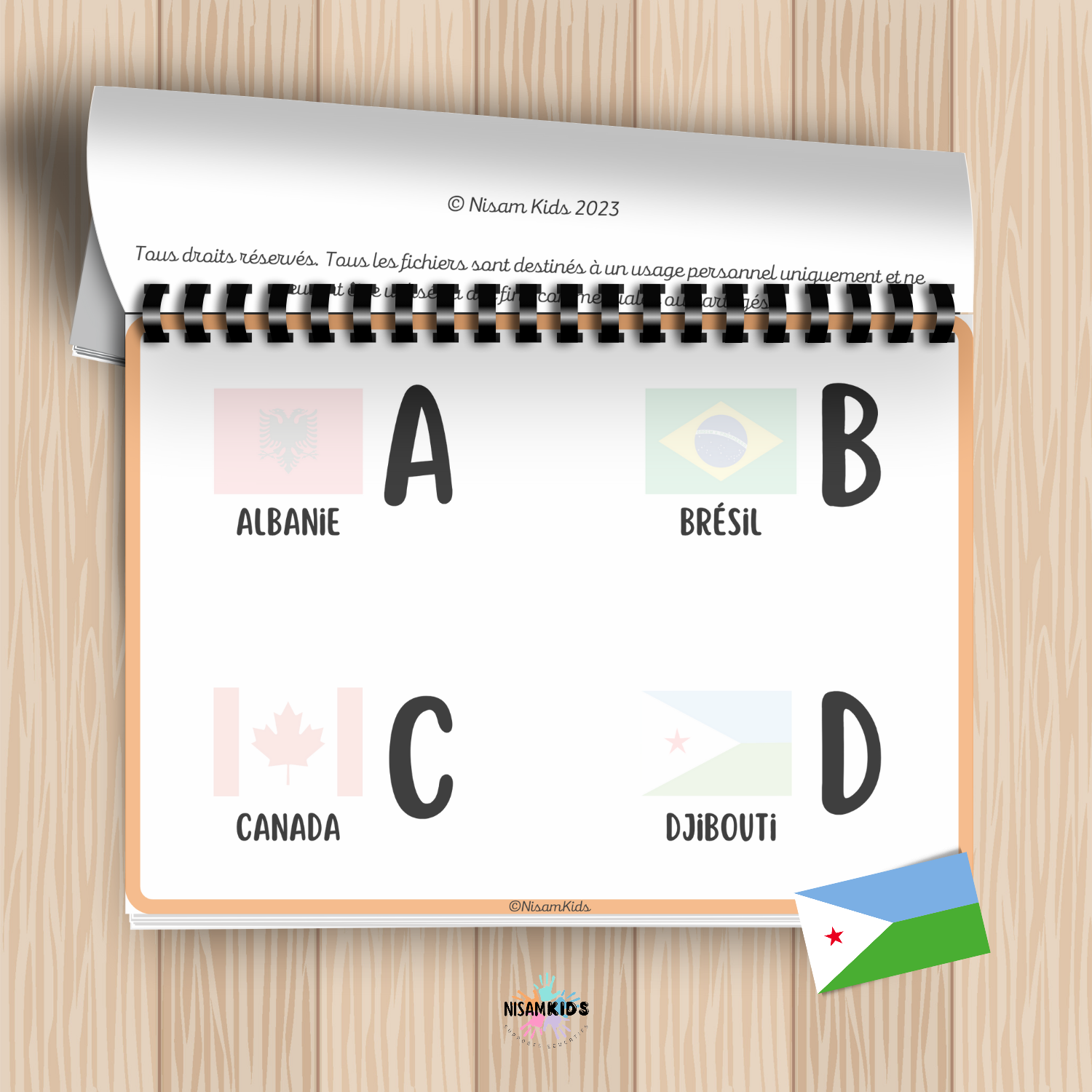 Livret d’activités sur les drapeaux partie 1 – Image 2