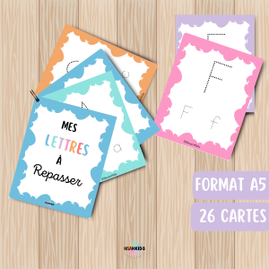 Mes lettres à repasser - français