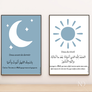 Lot d'affiches invocations - bleu