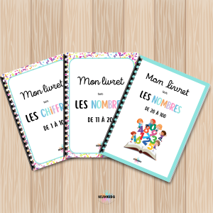 Pack de 3 livrets sur les chiffres