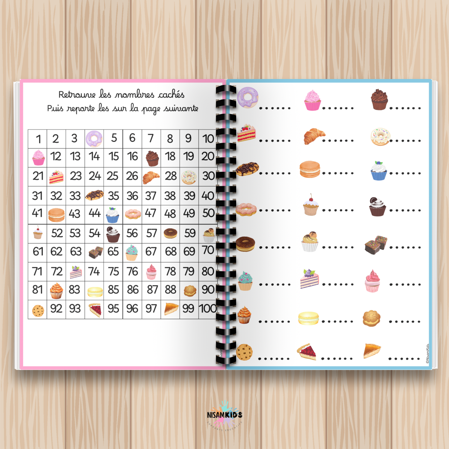 Livret d'activités sur les nombres de 20 à 100 – Image 2