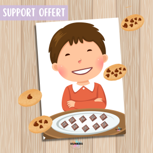 Jeu de dénombrement en arabe  - Cookies